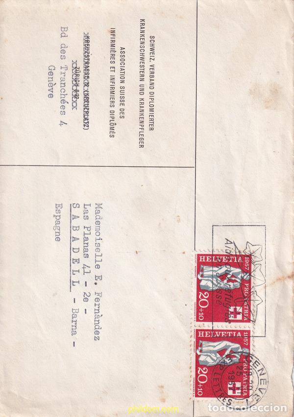 Sellos: 723163 USED SUIZA 1957 PRO PATRIA