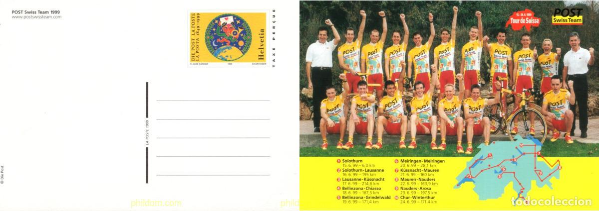 Sellos: 719419 MNH SUIZA 1999 DIA DEL CORREO -TOUR DE SUISSE