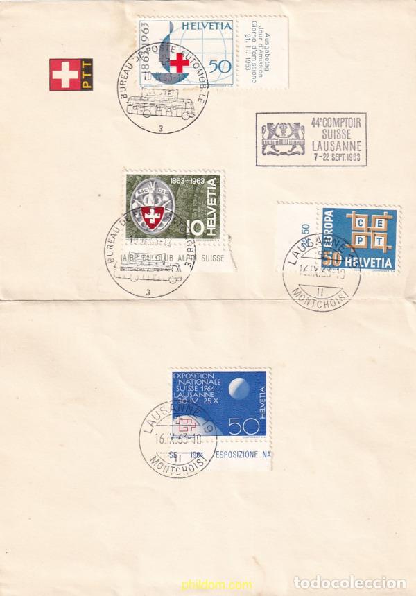Sellos: 729977 USED SUIZA 1963 PROPAGANDA PARA LA EXPOSICION NACIONAL DE LAUSANNE