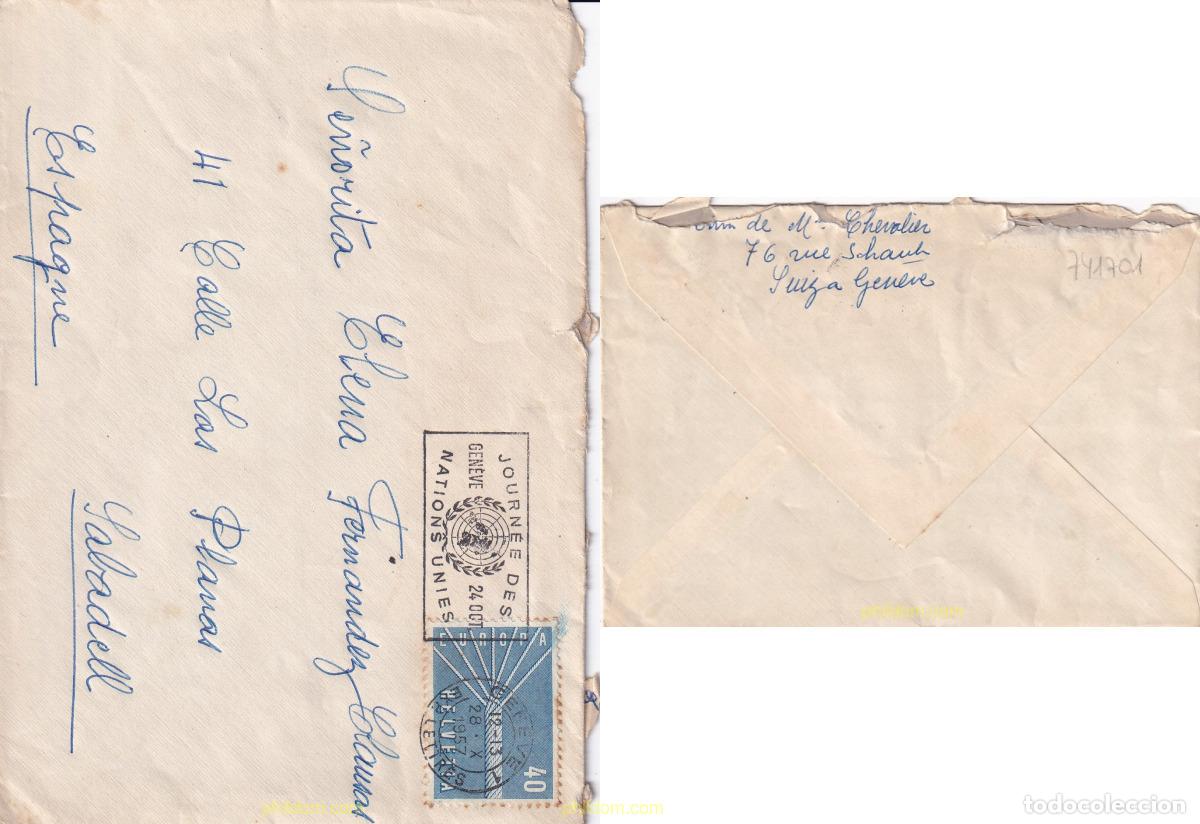 Sellos: 741701 USED SUIZA 1957 EUROPA CEPT. FACTOR DE PAZ Y FUENTE DE BIENESTAR