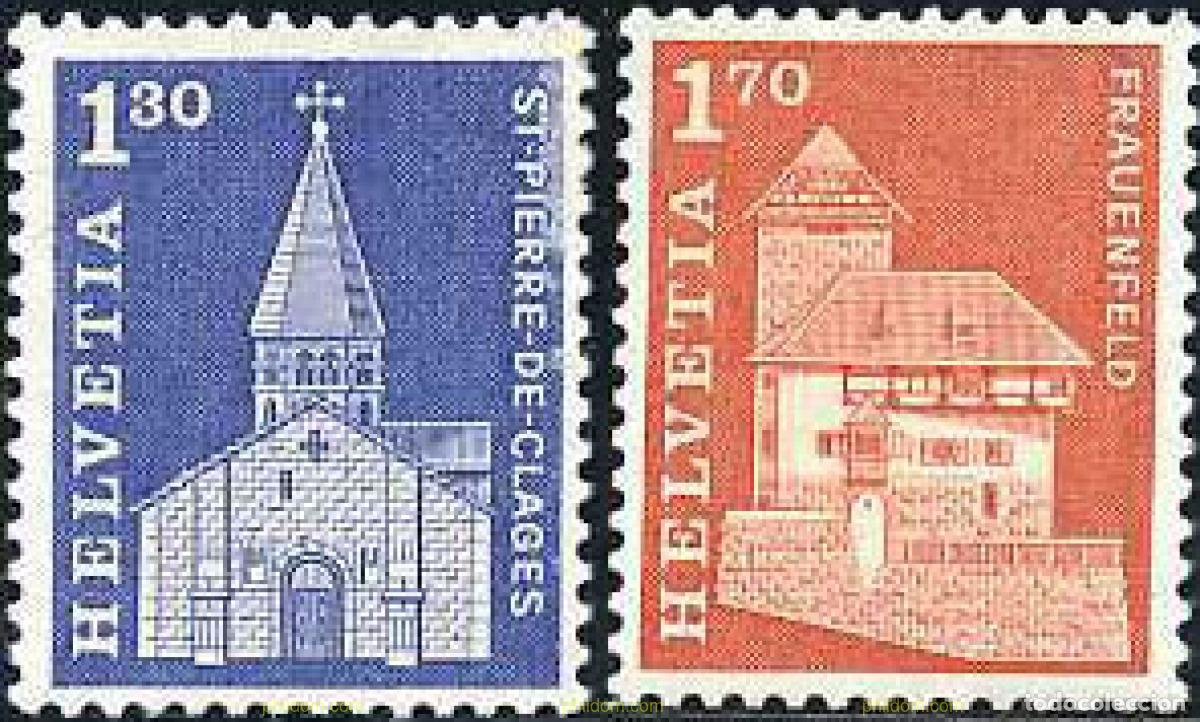 Sellos: 128198 MNH SUIZA 1966 MOTIVOS VARIOS