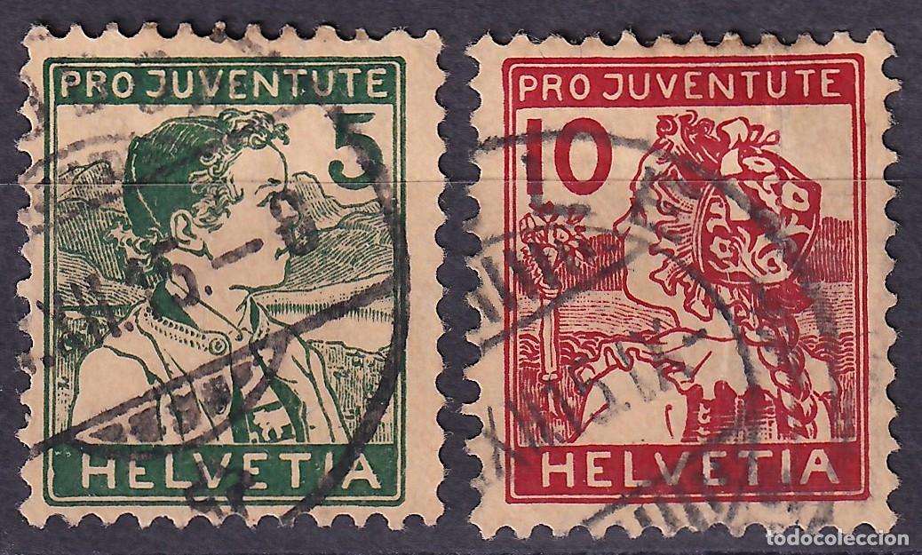 Sellos: SUIZA, 1915 Y&T. 149 / 150, Pro Juventud.