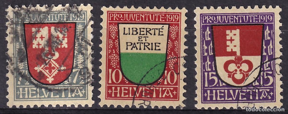 Sellos: SUIZA, 1919 Y&T. 173 / 175, Pro Juventud.