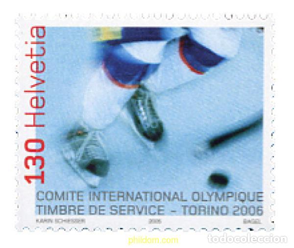 Sellos: 186626 MNH SUIZA. Comite Ol&iacute;mpico Internacional 2005 20 JUEGOS OLIMPICOS INVIERNO TURIN 2006