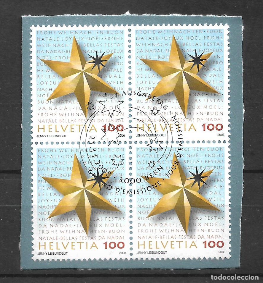 Sellos: suiza 2008 navidad usado- 11/1