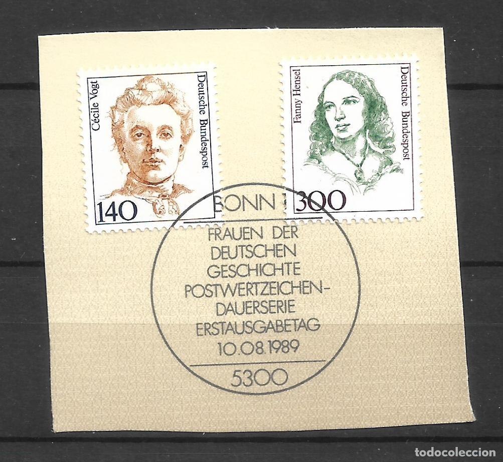 Sellos: alemania 1989 michel 1432/1433 usado- 11/4