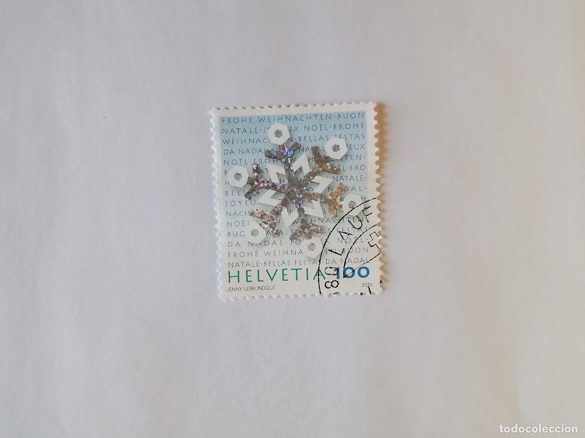 Sellos: A&Ntilde;O 2010 SUIZA SELLO USADO