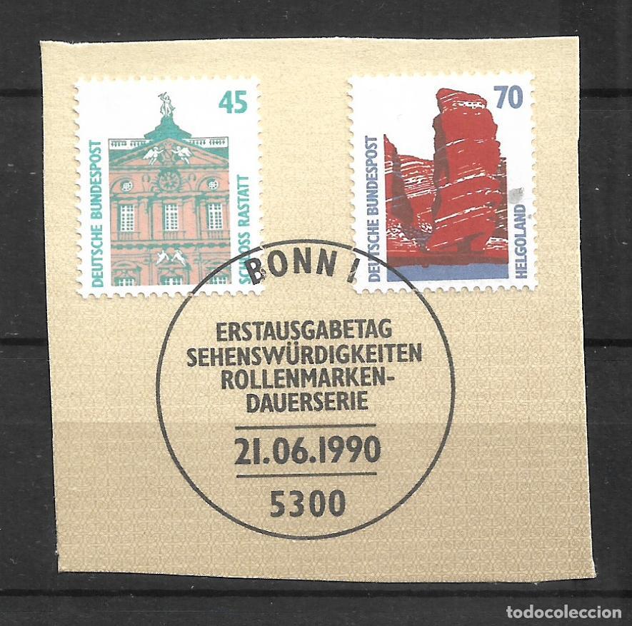 Sellos: alemania 1990 michel 1468/1469 usado- 11/5