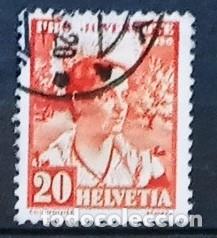 Sellos: SUIZA - IVERT 300 USADO - PRO INFANCIA A&Ntilde;O 1936
