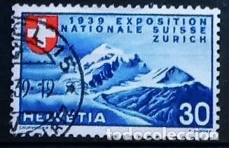 Sellos: SUIZA - IVERT 322 USADO - EXPOSICION NACIONAL DE ZURICH A&Ntilde;O 1939