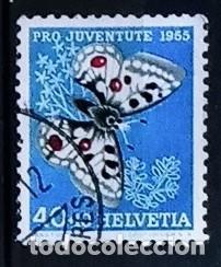 Sellos: SUIZA - IVERT 571 USADO - PRO JUVENTUD 1955