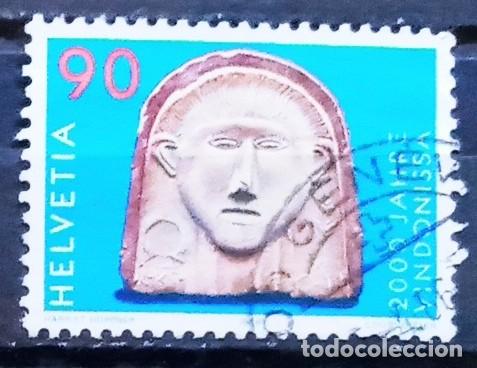 Sellos: SUIZA - IVERT 1240 USADO - BIMILENARIO DE WINDISCH A&Ntilde;O 1986