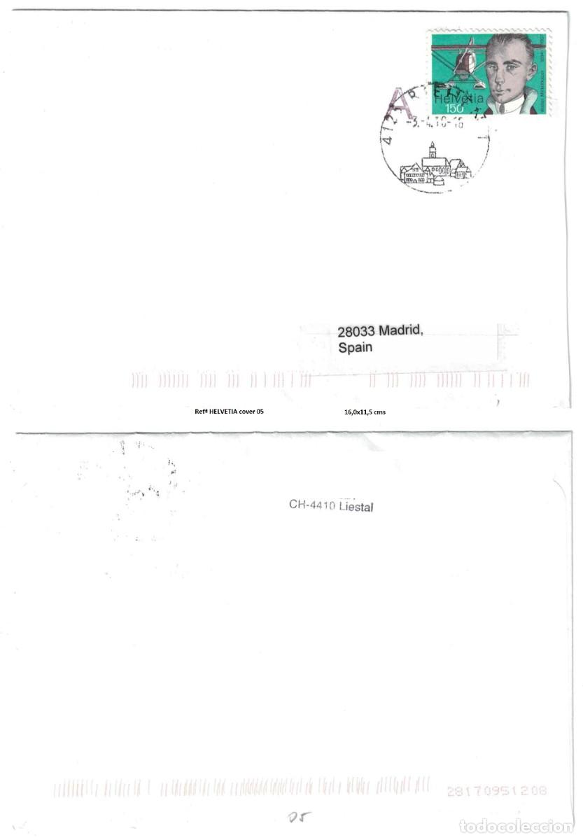 Sellos: Cover 16x11,5 cms circulated from Liestal to Madrid 4-10-2018