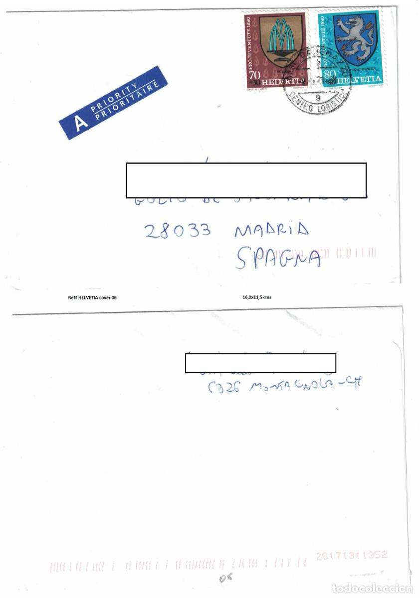 Sellos: Cover 16x11,5 cms circulated from Montagnola to Madrid 12-4-2021