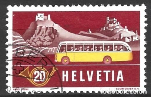 Sellos: SUIZA - SELLO ESPECIAL - GUAGUA DE CORREOS - USADO
