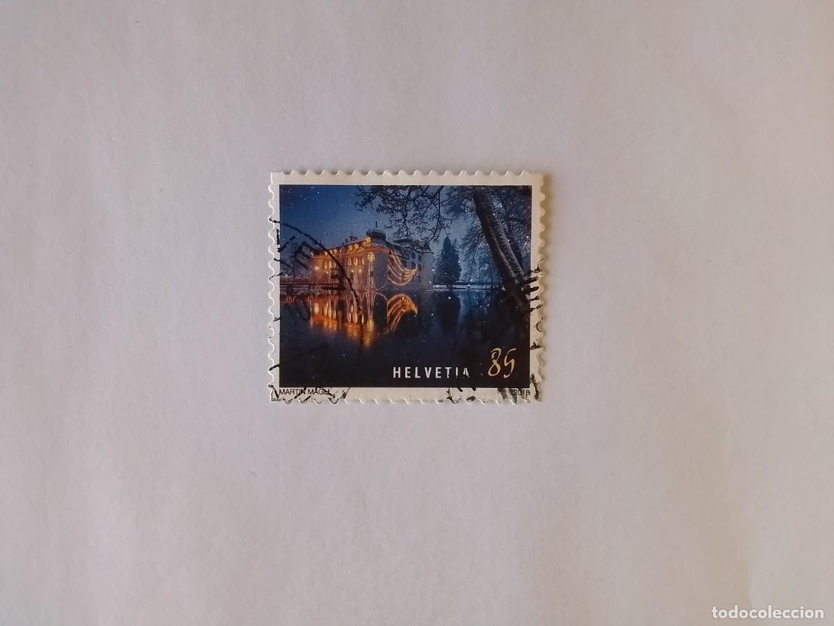 Sellos: A&Ntilde;O 2018 SUIZA SELLO USADO
