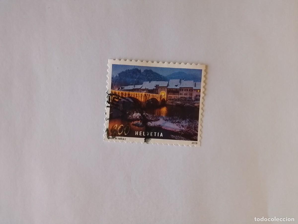 Sellos: A&Ntilde;O 2018 SUIZA SELLO USADO
