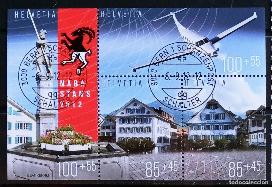 Sellos: SUIZA - IVERT 2183/86 USADOS - EXP. FILAT. NACIONAL A&Ntilde;O 2012