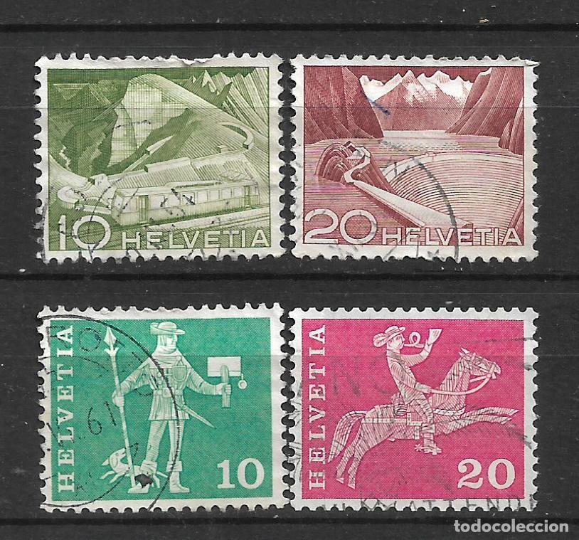 Sellos: suiza 4 sellos usado - 1/24