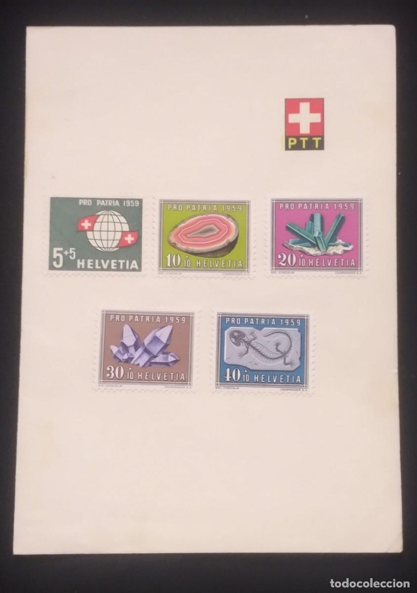 Sellos: TS) 1959 SWITZERLAND, MULTIPLE PRO PATRIA STAMPS.