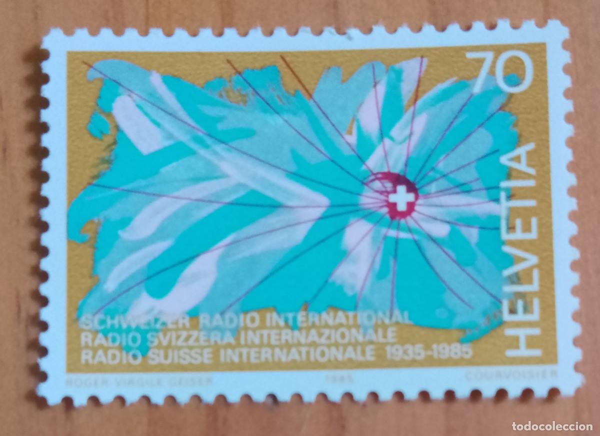 Sellos: SUIZA V/F 70 - A&Ntilde;O 1985 - RADIO SUIZA INTERNACIONAL