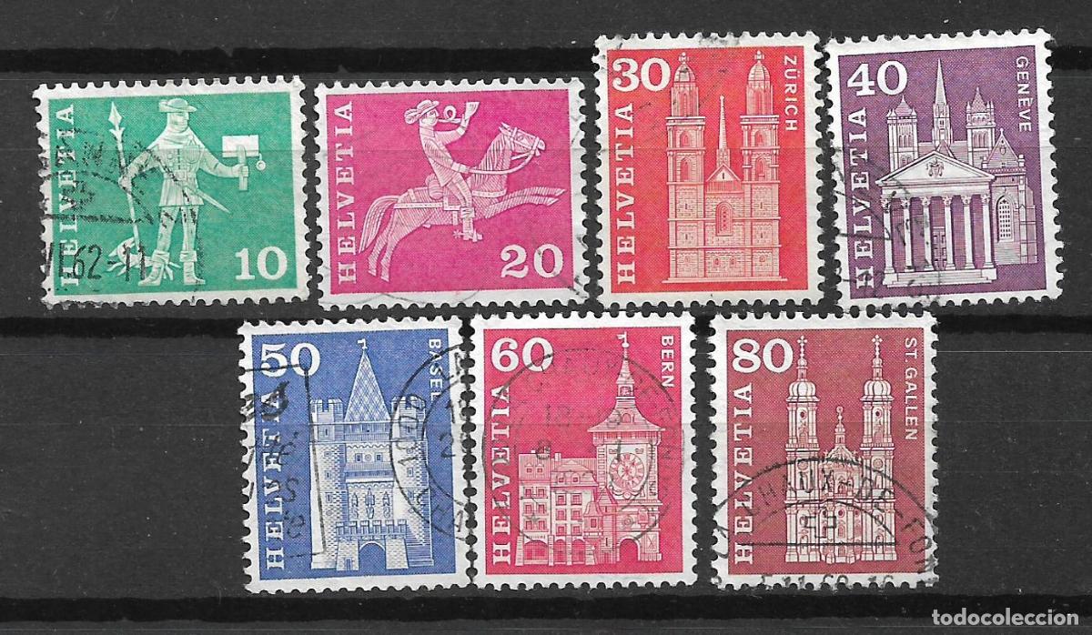 Sellos: suiza 1960-63 lote 7 sellos usados - 5/1