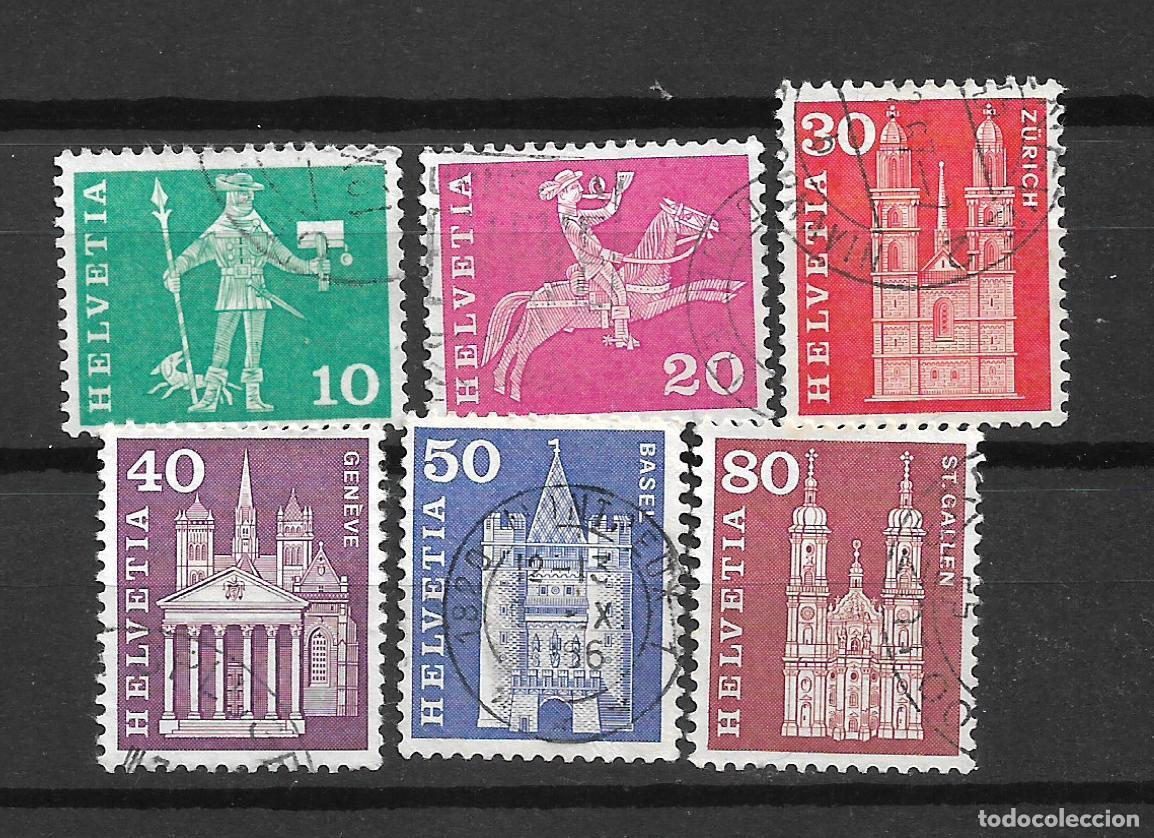 Sellos: suiza 1960-63 lote 6 sellos usados - 5/1