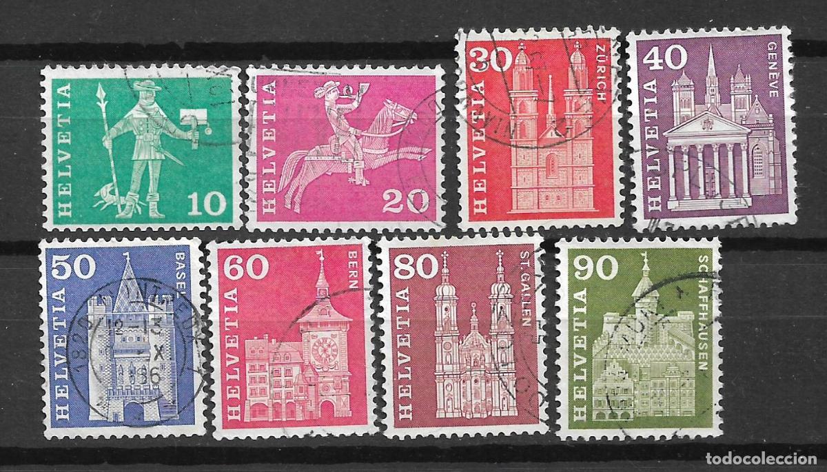 Sellos: suiza 1960-63 lote 8 sellos usados - 5/1