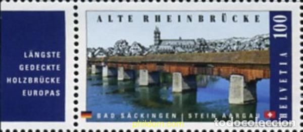 Sellos: 793762 MNH SUIZA 2008 PUENTE SOBRE EL RIO RIN EN BAD S&Auml;CKINGEN