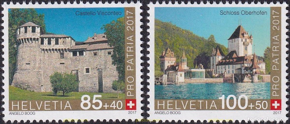 Sellos: 683125 MNH SUIZA 2017 PRO PATRIA - CASTILLOS