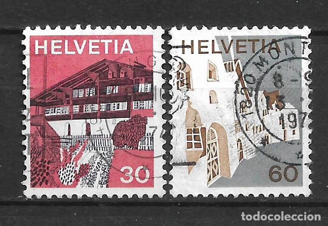 Sellos: suiza 1973-80 sellos usado - 8/4