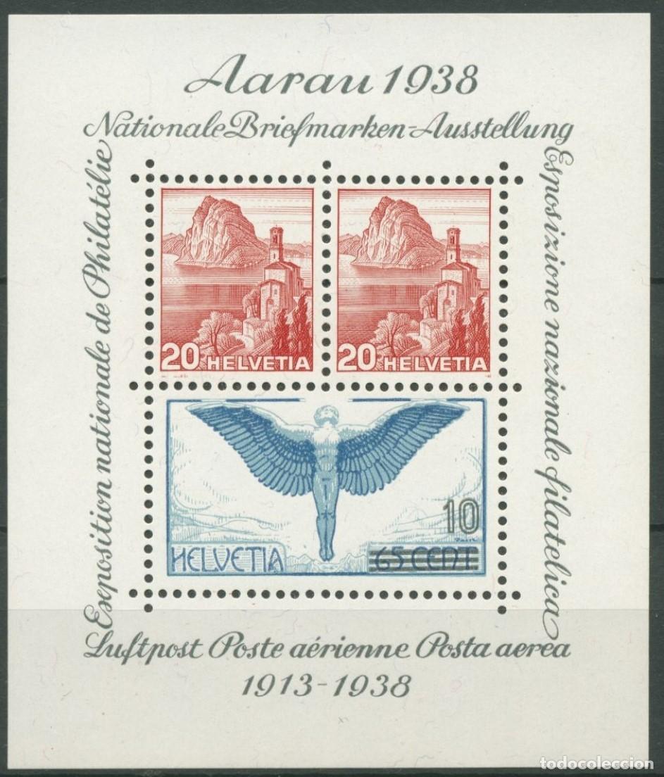 Sellos: HB** SUIZA 1938, YT 4