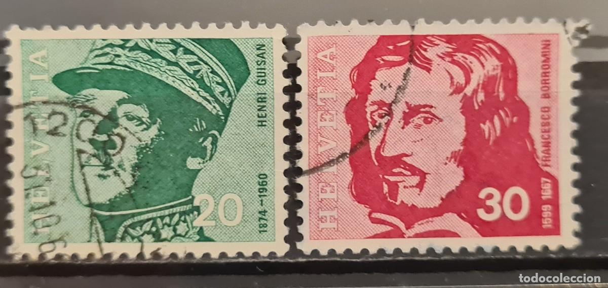 Sellos: Serie de sellos usados de Suiza 1969: celebridades nacionales