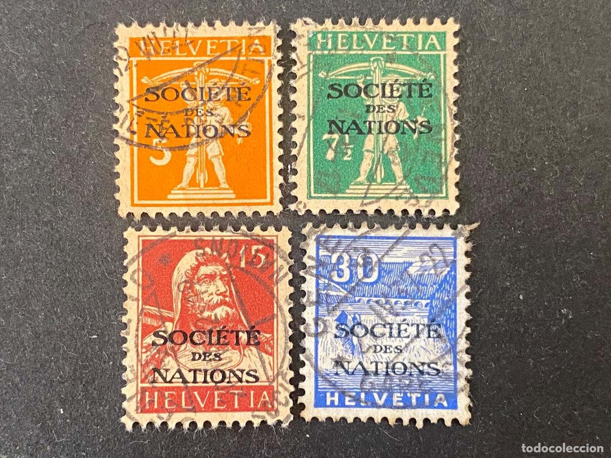 Sellos: Suiza, Sociedad de las Naciones