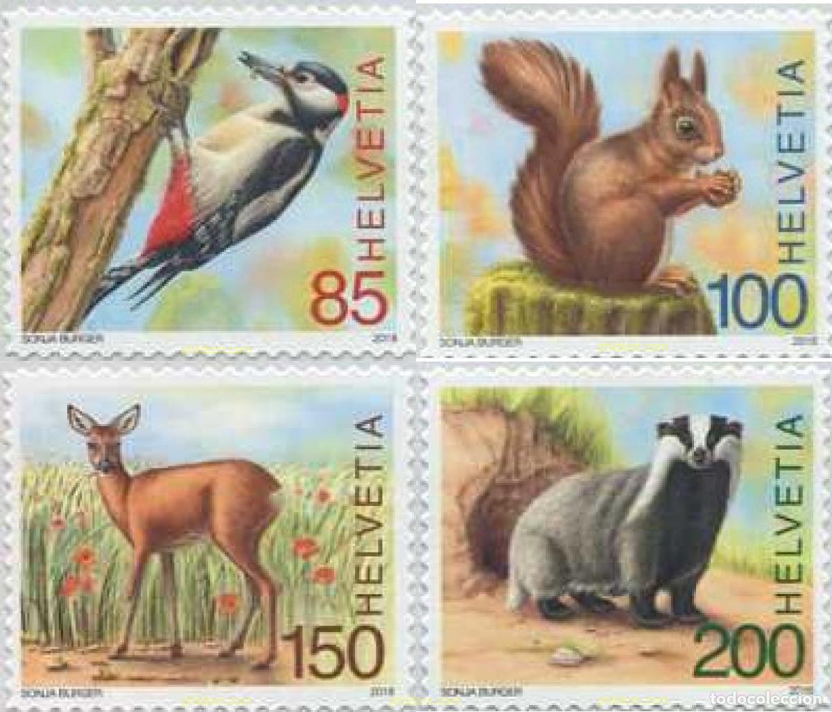 Sellos: 595164 MNH SUIZA 2018 FAUNA