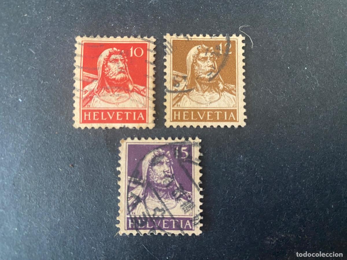 Sellos: Suiza 1914 serie completa