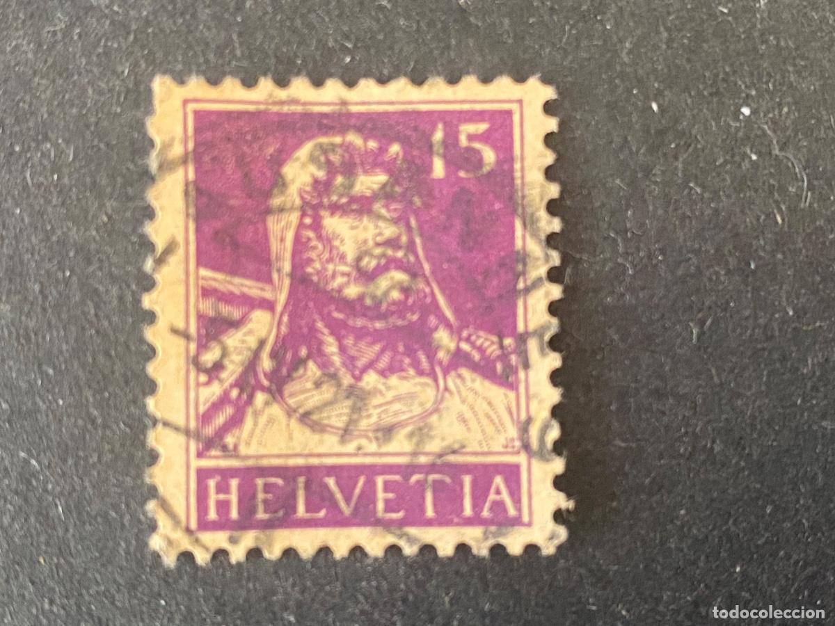 Sellos: Suiza 1914 sello antiguo