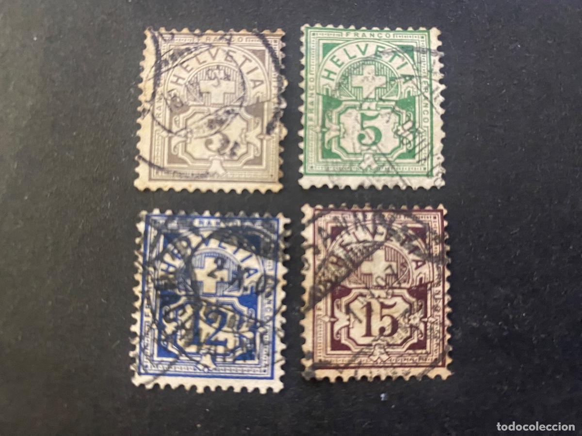 Sellos: Suiza 1882, sellos antiguos