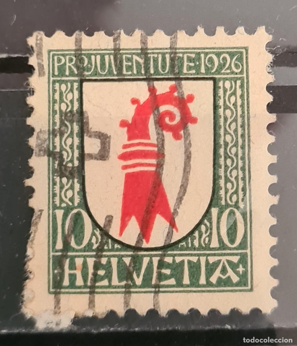 Sellos: Sello usado de Suiza 1926