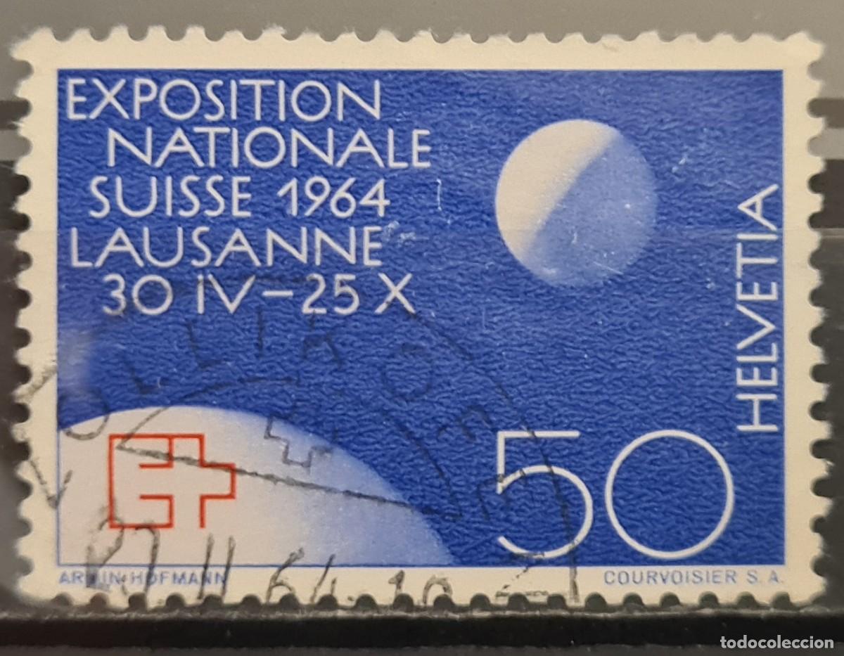 Sellos: Sello usado de Suiza 1963: Exposici&oacute;n Nacional Suiza, Lausanne