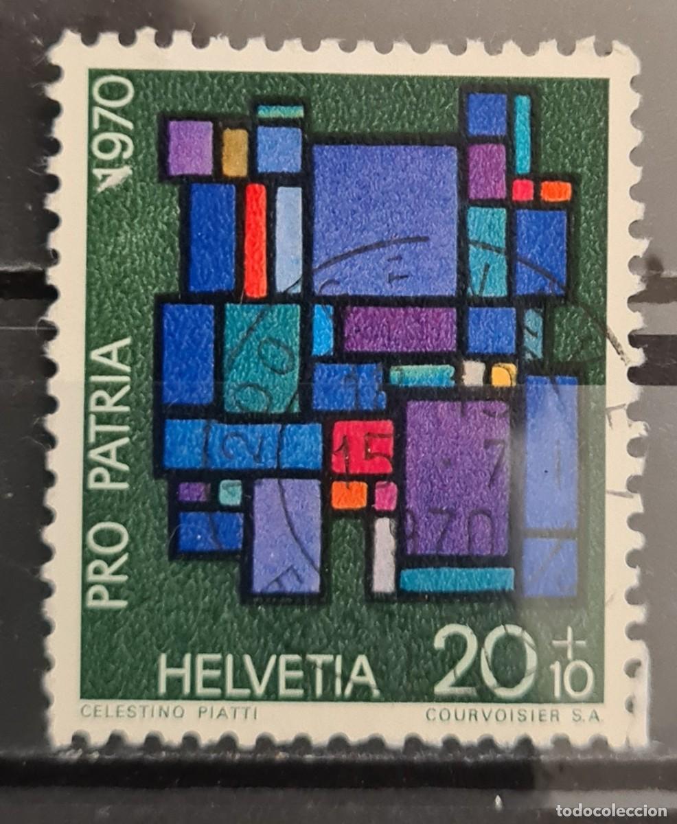Sellos: Sello usado de Suiza 1970: Por la patria