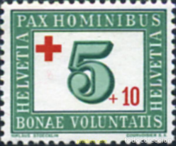 Sellos: 620180 HINGED SUIZA 1945 CRUZ ROJA