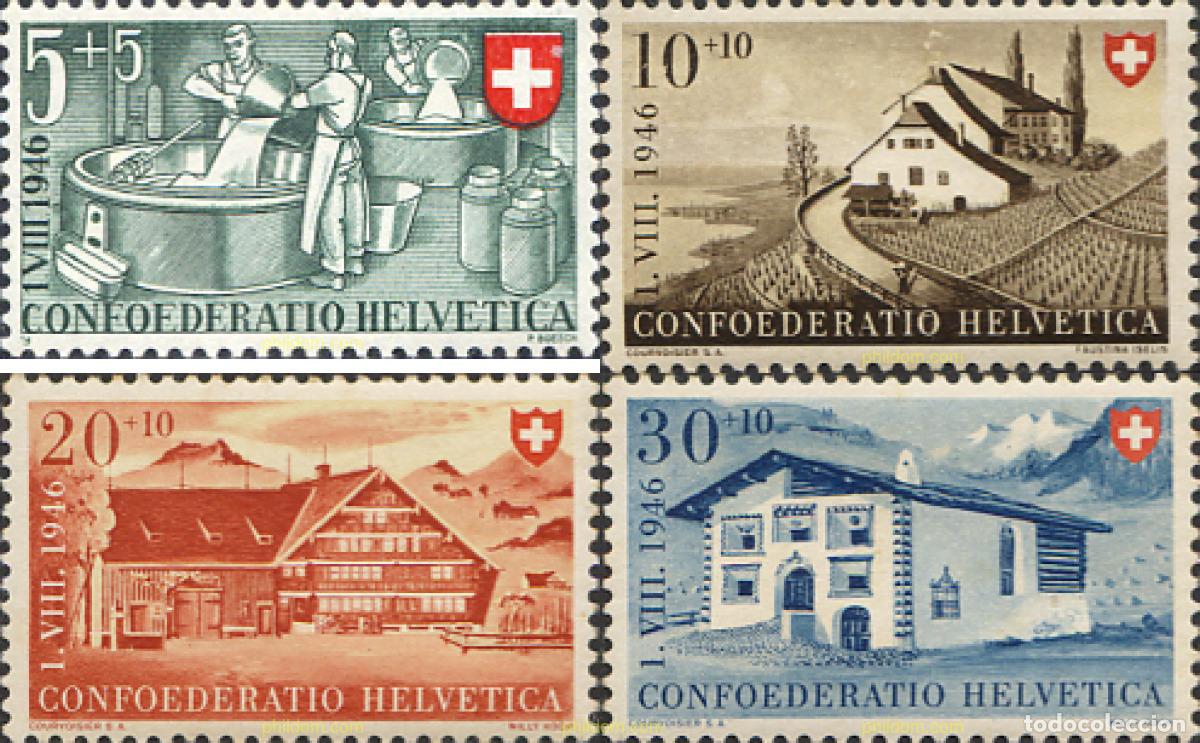 Sellos: 127912 MNH SUIZA 1946 FIESTA NACIONAL