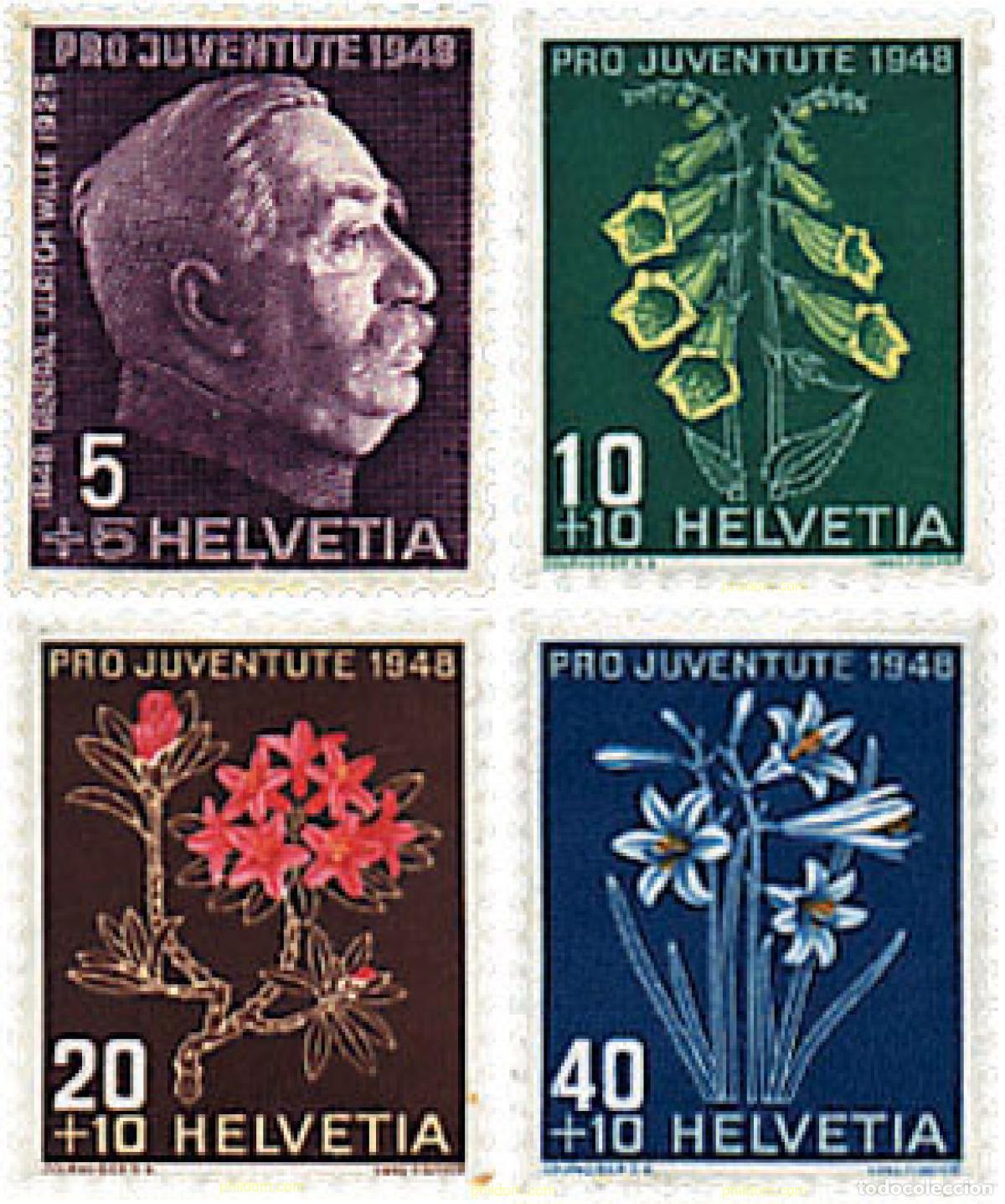 Sellos: 93704 MNH SUIZA 1948 PRO JUVENTUD