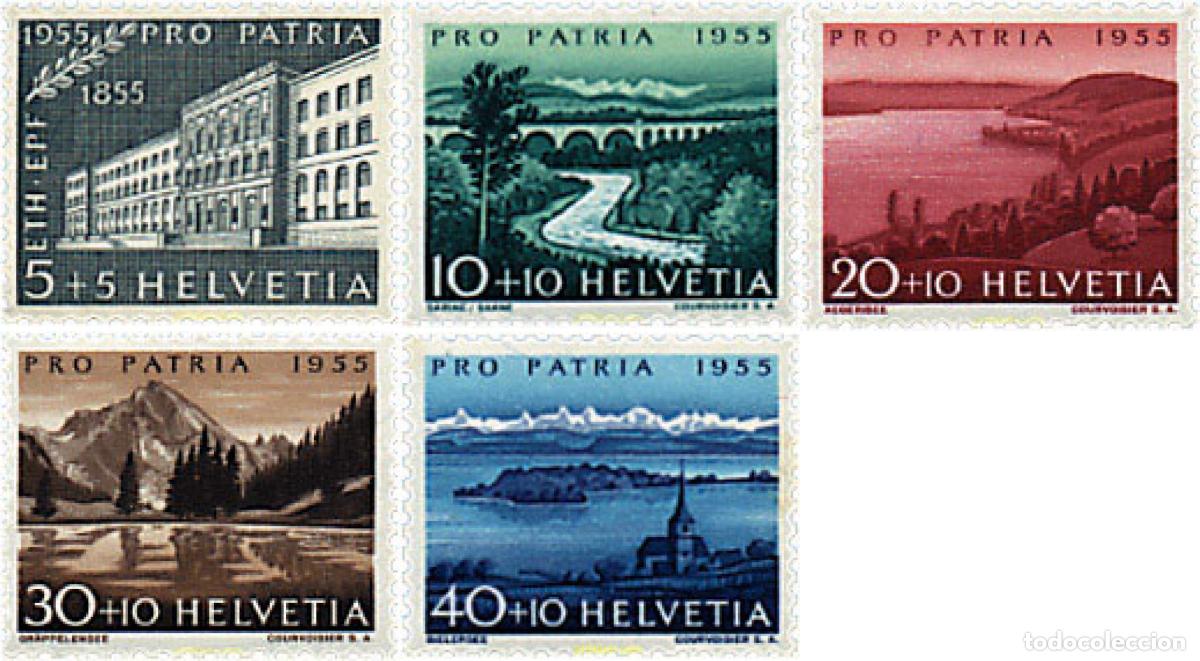 Sellos: 59014 MNH SUIZA 1955 PRO PATRIA