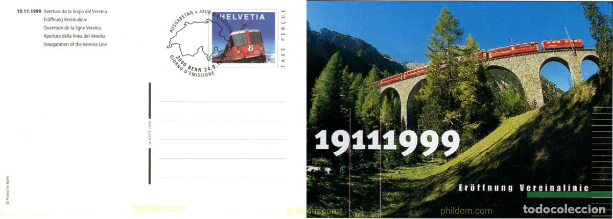 Sellos: 719265 MNH SUIZA 1999 INAUGURACION DE LA LINEA FERROVIARIA DE VEREINA