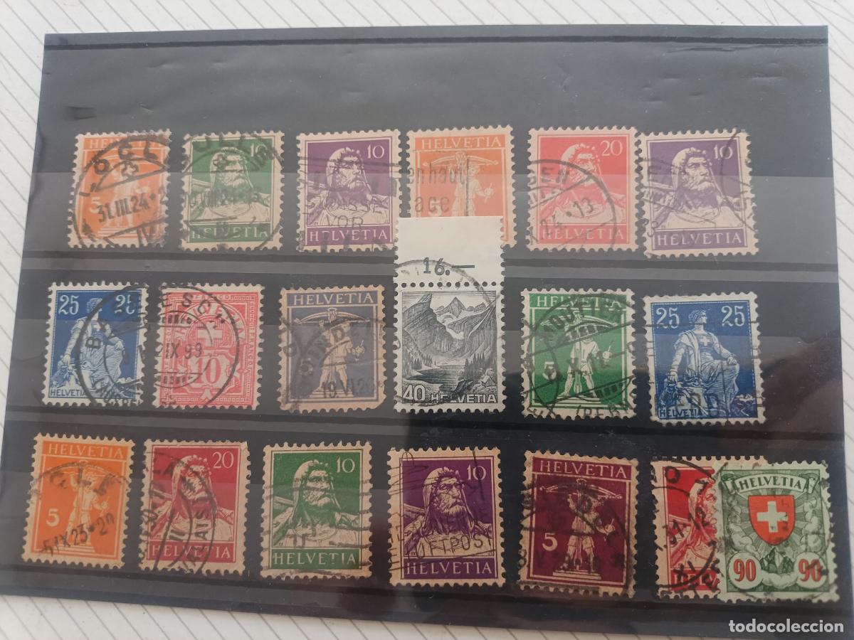 Sellos: Suiza. Lote de sellos