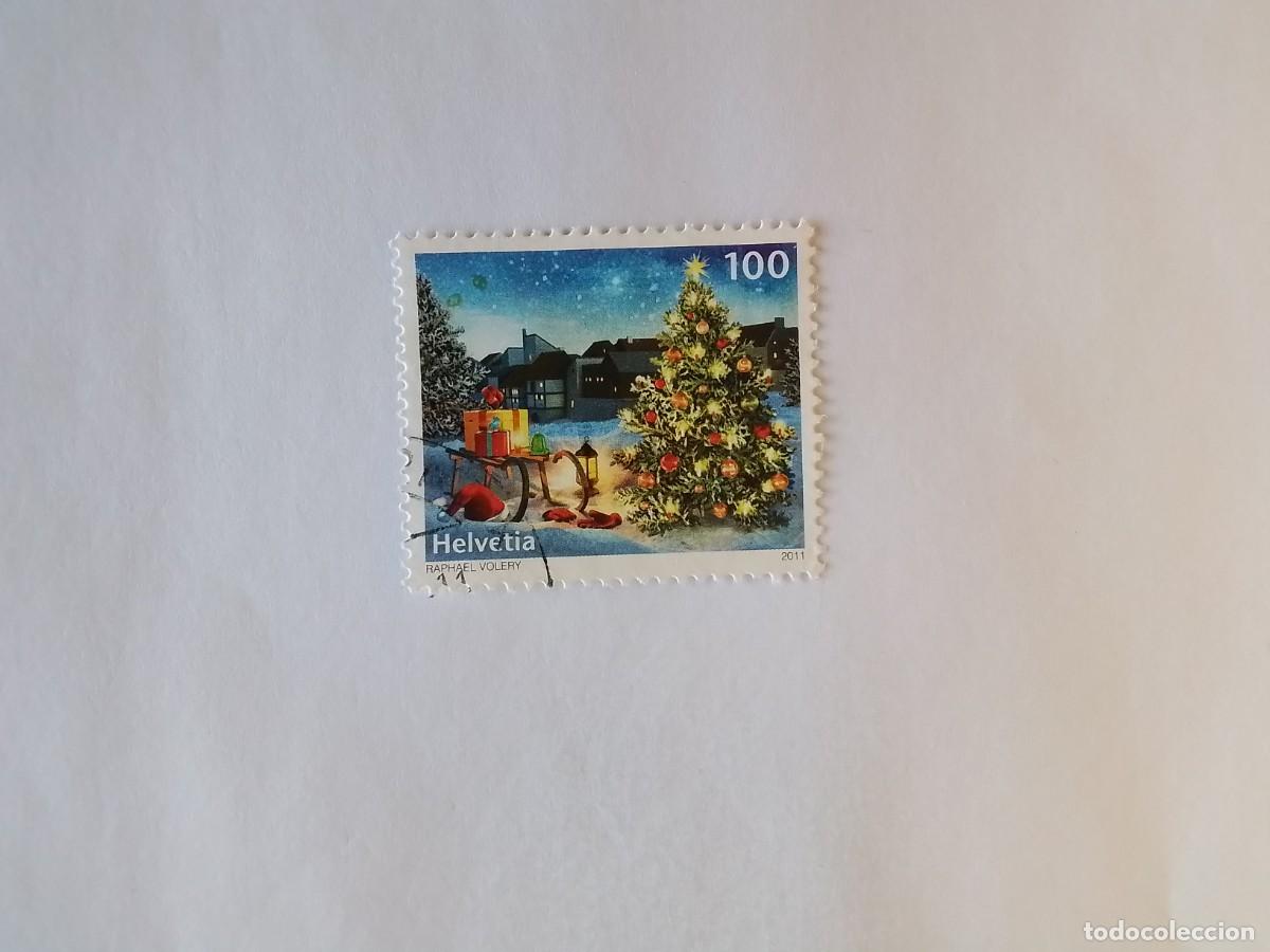 Sellos: A&Ntilde;O 2011 SUIZA SELLO USADO
