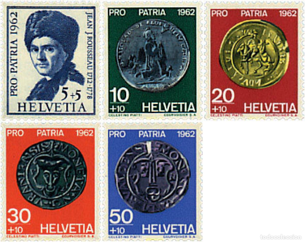 Sellos: 128167 MNH SUIZA 1962 PRO PATRIA