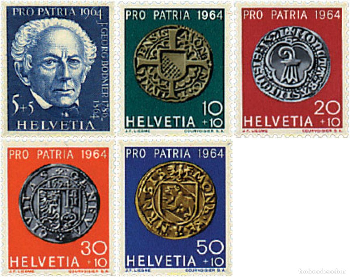 Sellos: 59019 MNH SUIZA 1964 PRO PATRIA